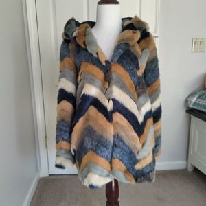 Forever 21 faux fur coat.